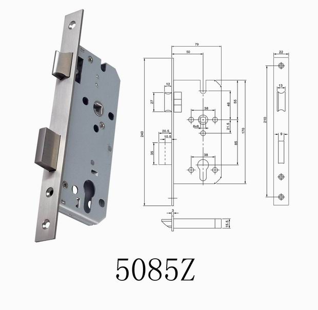 How to choose 5058 pitch European standard stainless steel lock body?