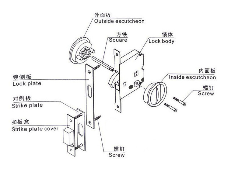 乐朗移门暗拉手