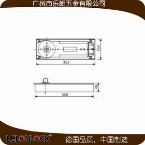 玻璃门用地弹簧