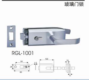 锌合金玻璃门锁