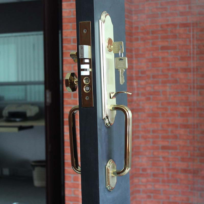 HIGH QUALITY STAINLESS STEEL DOOR LOCKS WITH PLATE