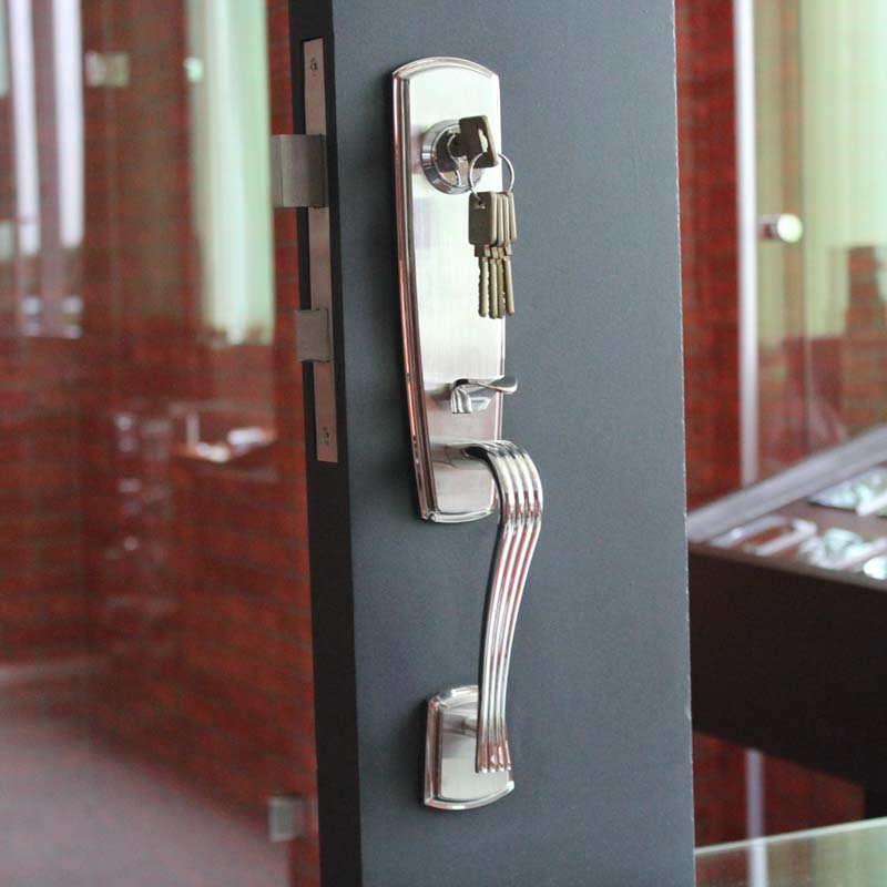 Supply all kinds of door door lock with vertical handle type for gate door room