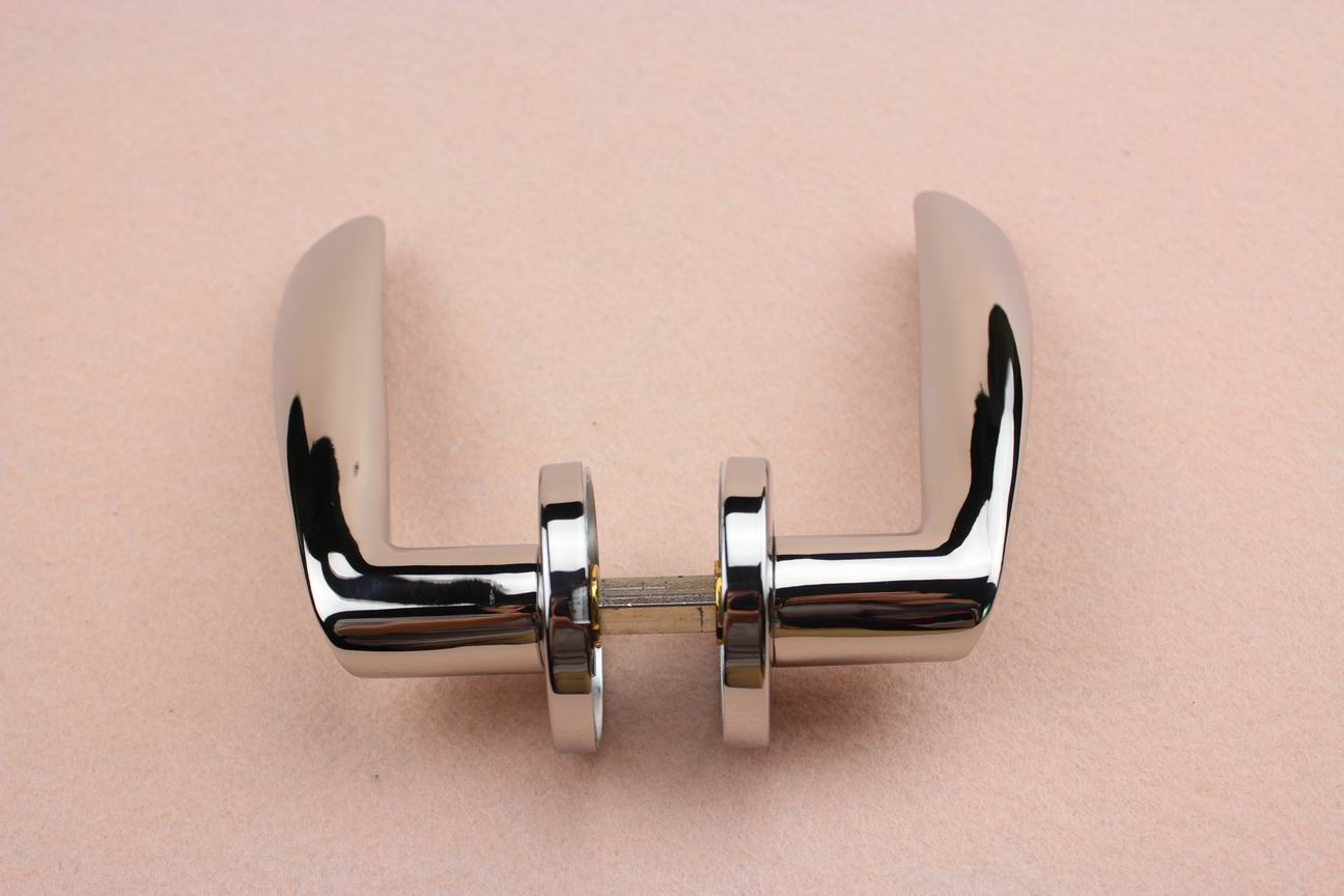 Casting solid Stainless steel 304 home door handle for wooden or aluminum door handle