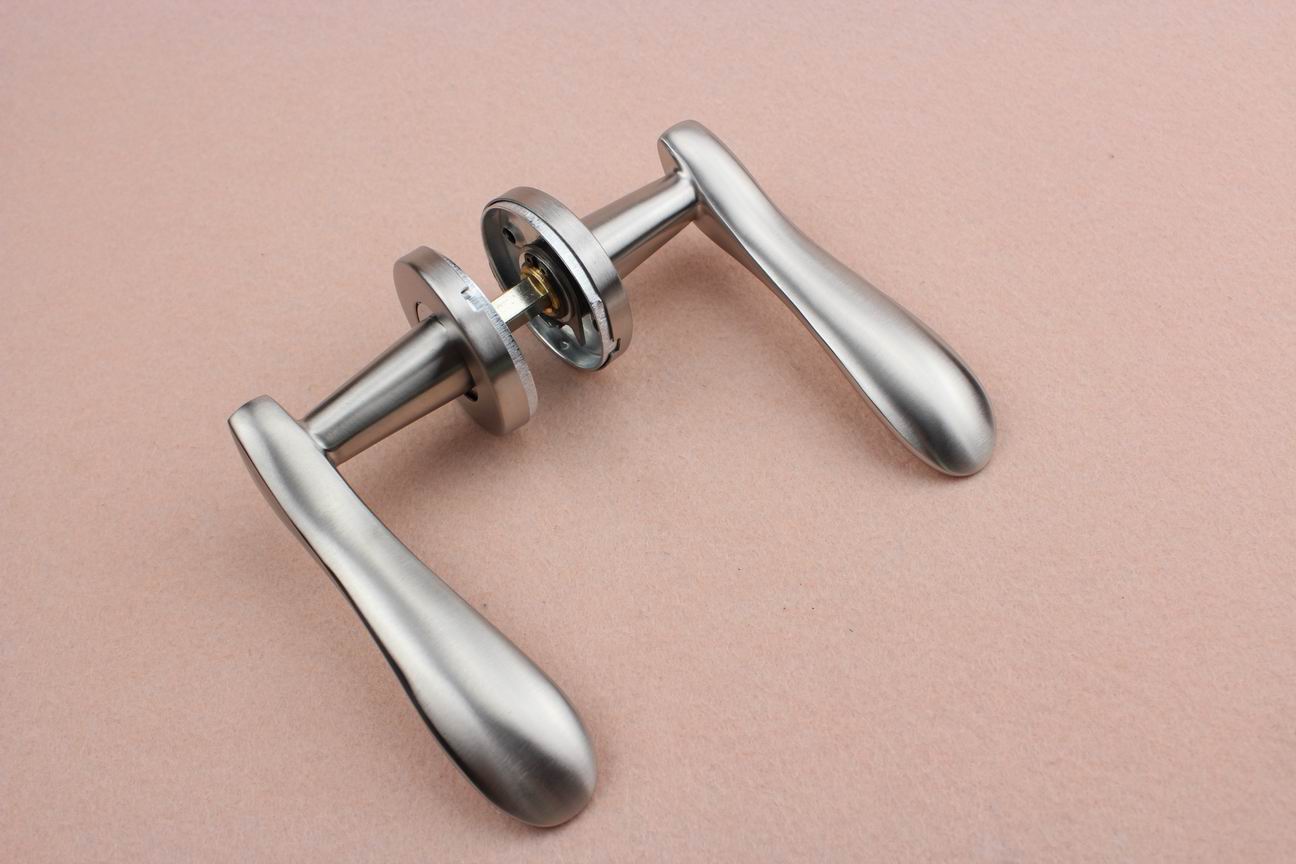 China Supplier Stainless Steel 304 Solid Casting Lever Door Handle
