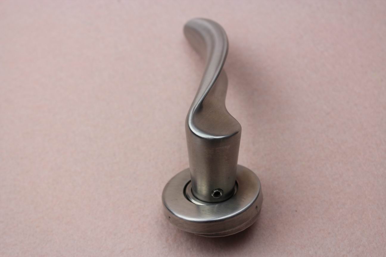 High Quality Polish Solid Stainless Steel Lever Door Handle Made in China