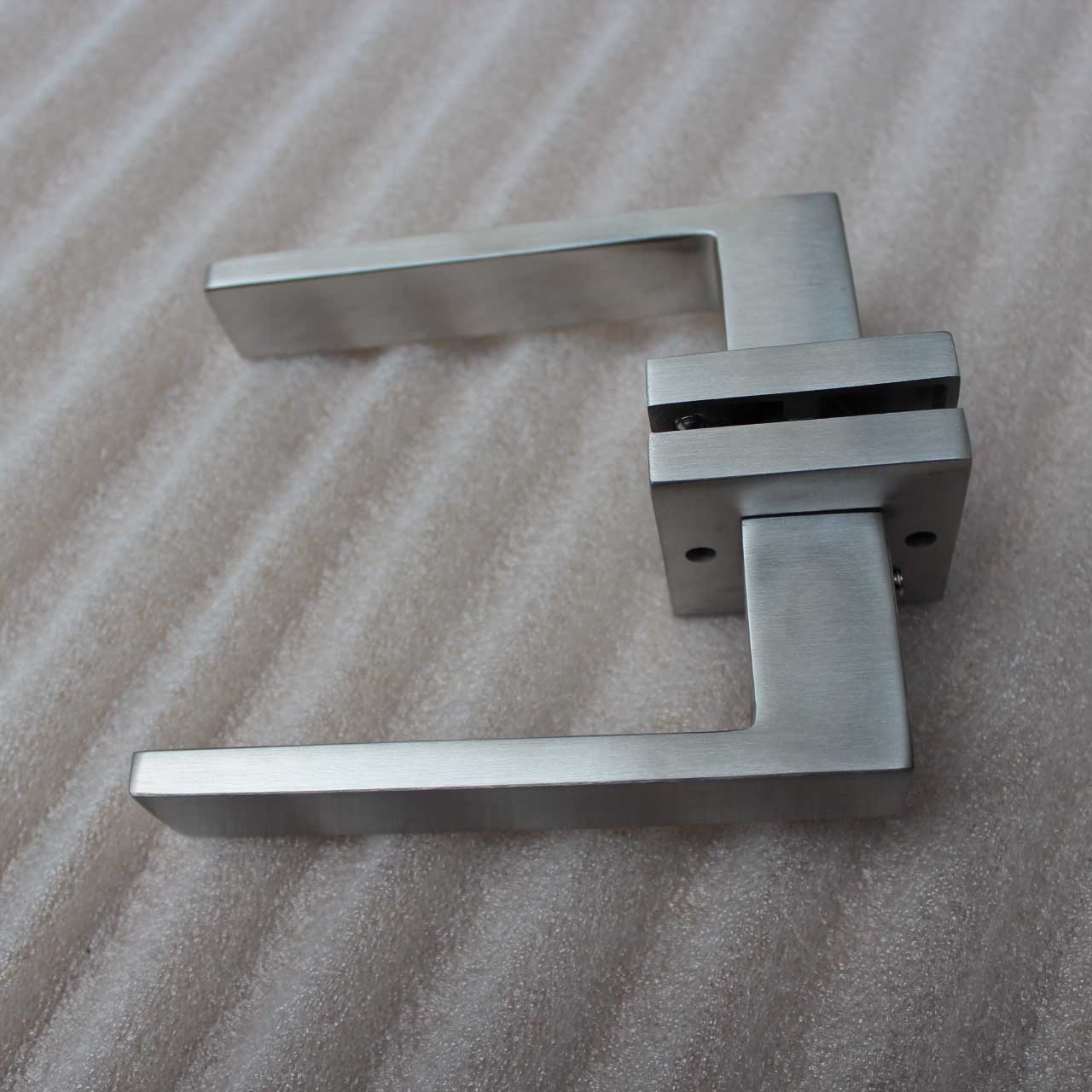Ironmongery Door handle square Design solid stainless steel door lever handle