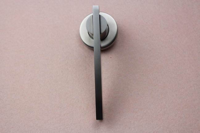 Palanca de Acero Inoxidable Stainless Steel Solid Casting Lever Handle with Rosset