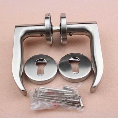 High Quality Mortise Handle Pull Door Handle Lock with rose