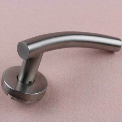 Stainless steel tubular lever door handle