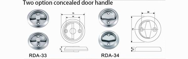 Factory custom Concealed Stainless steel 304 door push plate with reasonable price