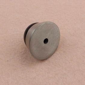 Invisible ground mount Stainless steel Wood Door Draft Stopper with rubber