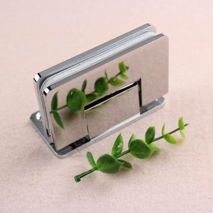 90 degree wall to glass secund templated glasses case hinge in polish chrome color