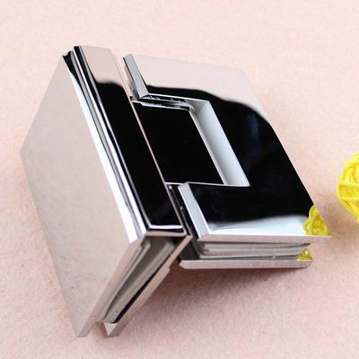 Chrome finish brass Glass Shower Door Hinge, Shower Hinge with high tightly connection