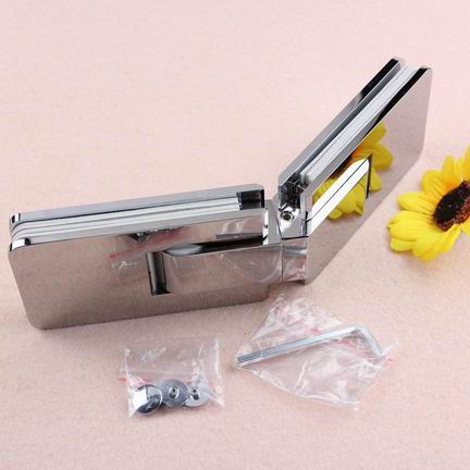 135 degree Spring double action hinge Glass to glass brass shower door hinge