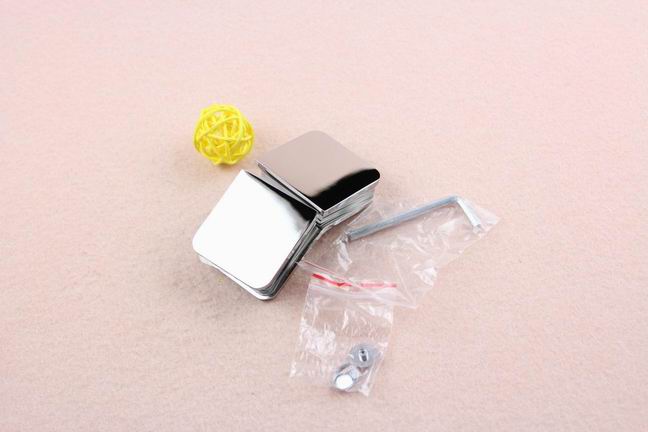 square shape brass material shower glass clamp