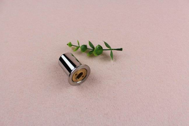 Brass material round shape glass shower door pipe head fixing connector, bar fixing connector