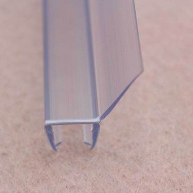Glass sealing strip for Frameless Shower Door Sweep Bottom Seal Wipe Drip Rail