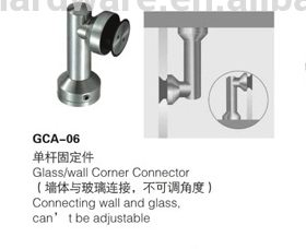 High quality glass connector fitting hardware